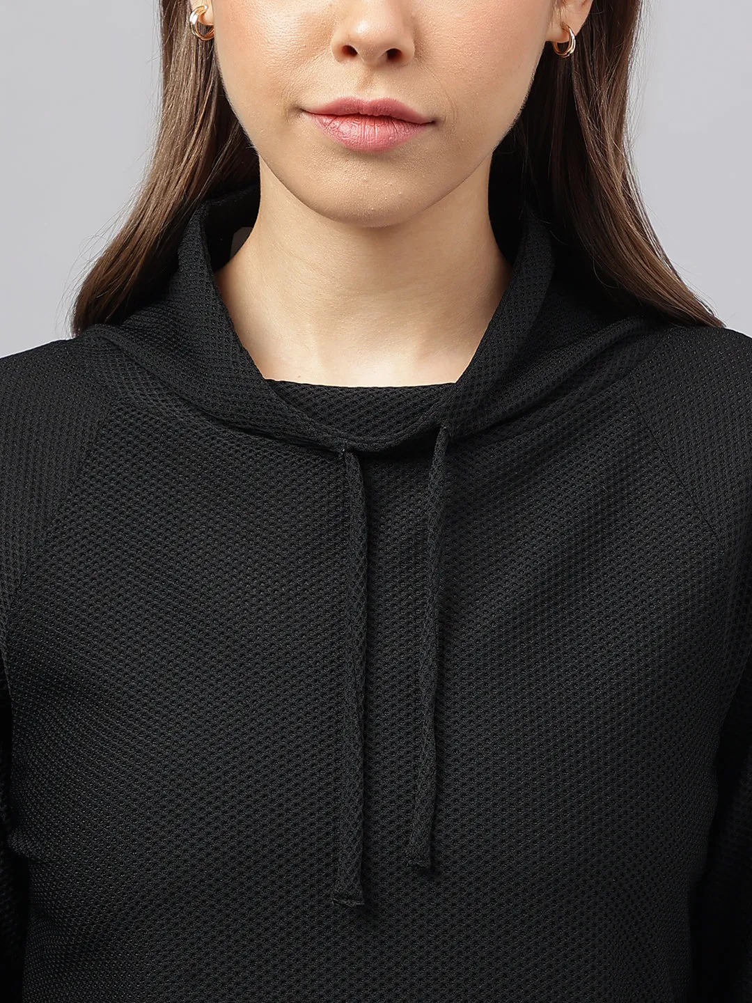 Women's self design sweat top