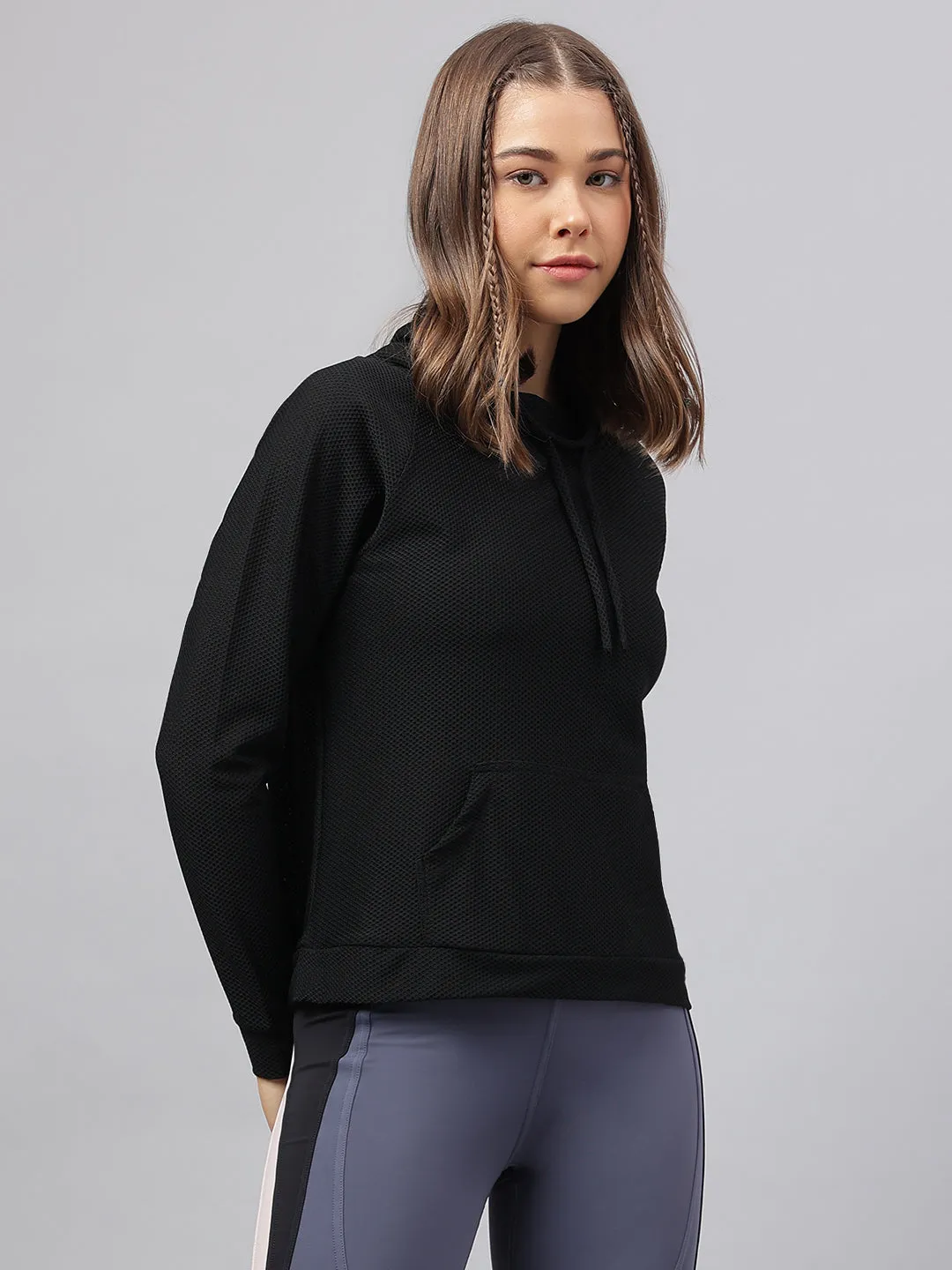 Women's self design sweat top