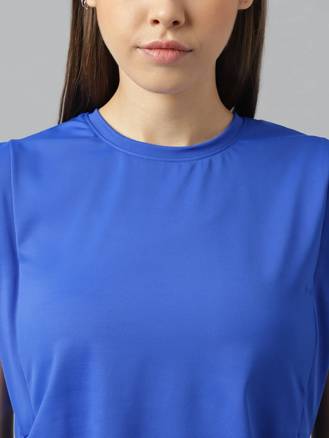 Women's side pull up crop top