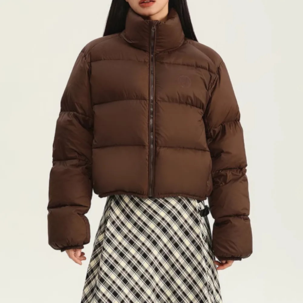 Women's Simple Cropped Down Jacket