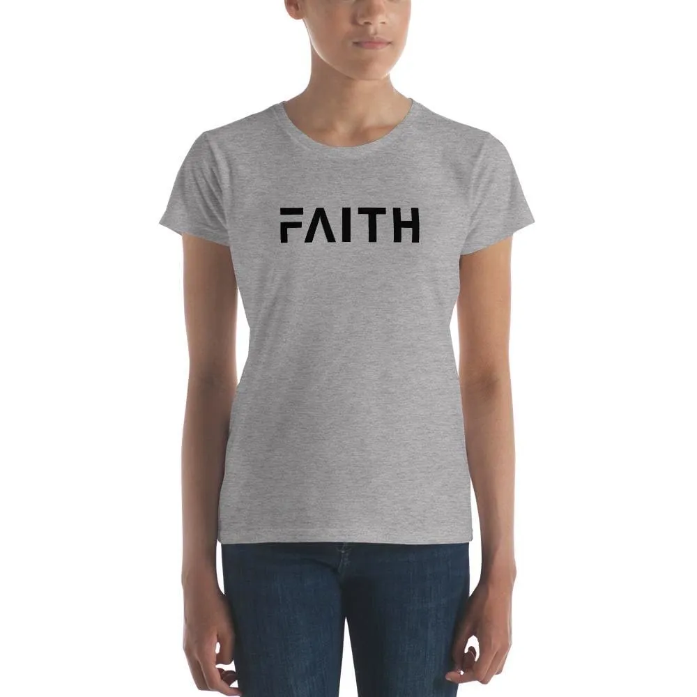 Women's Simple Faith Christian Short Sleeve T-Shirt