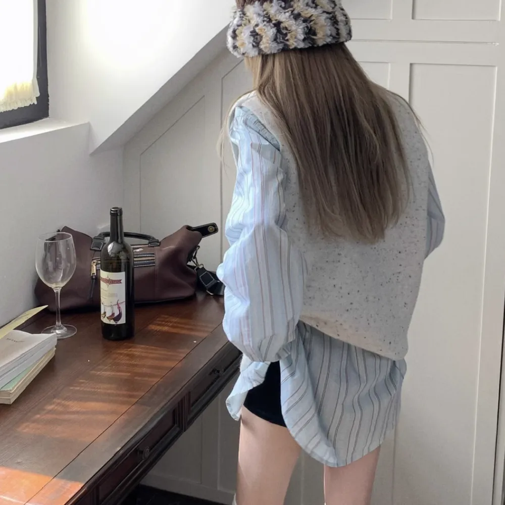 Women's Simple Loose Knitted Vest