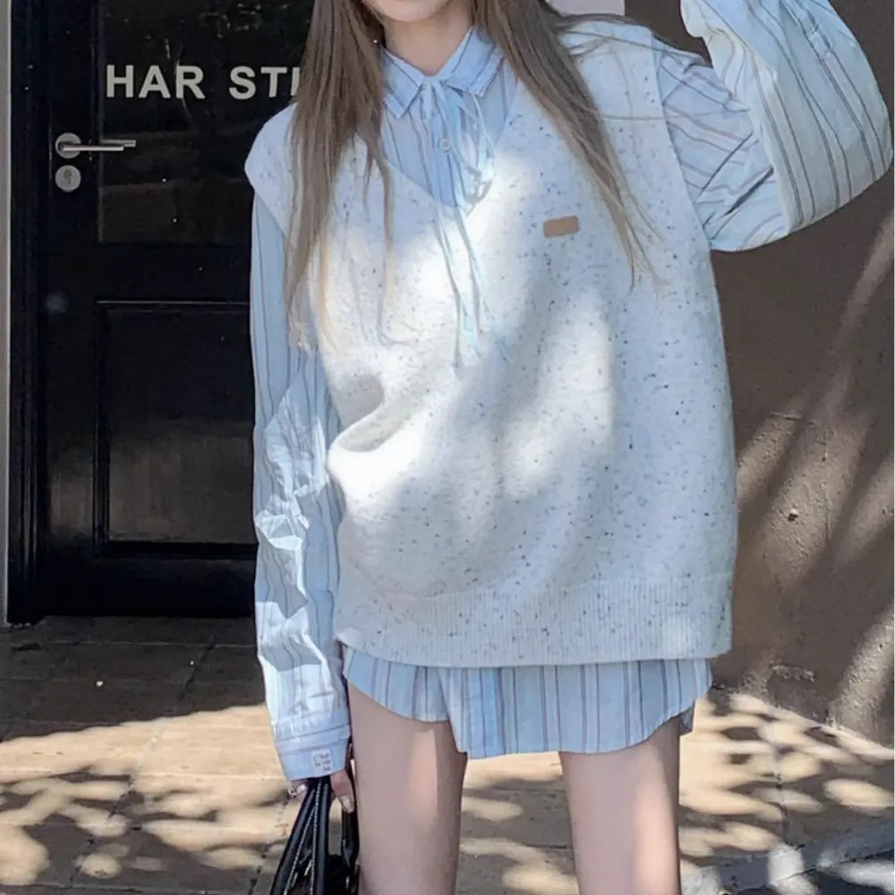 Women's Simple Loose Knitted Vest