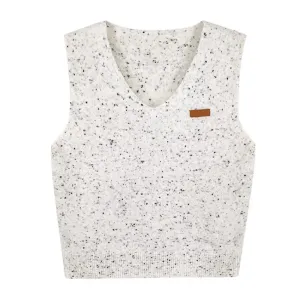 Women's Simple Loose Knitted Vest