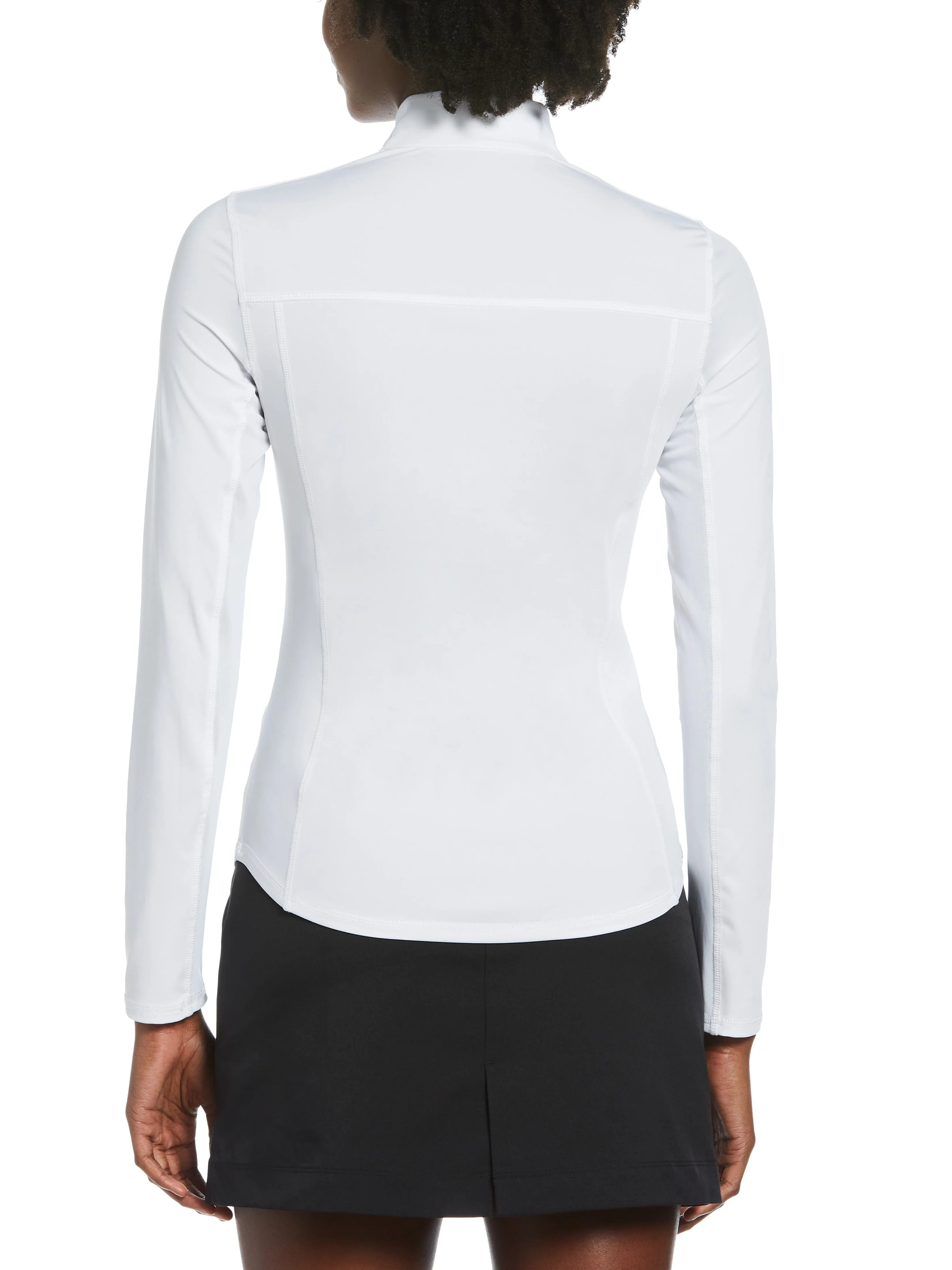 Women's Sun Protection Golf Shirt with Under Sleeve Mesh Panel
