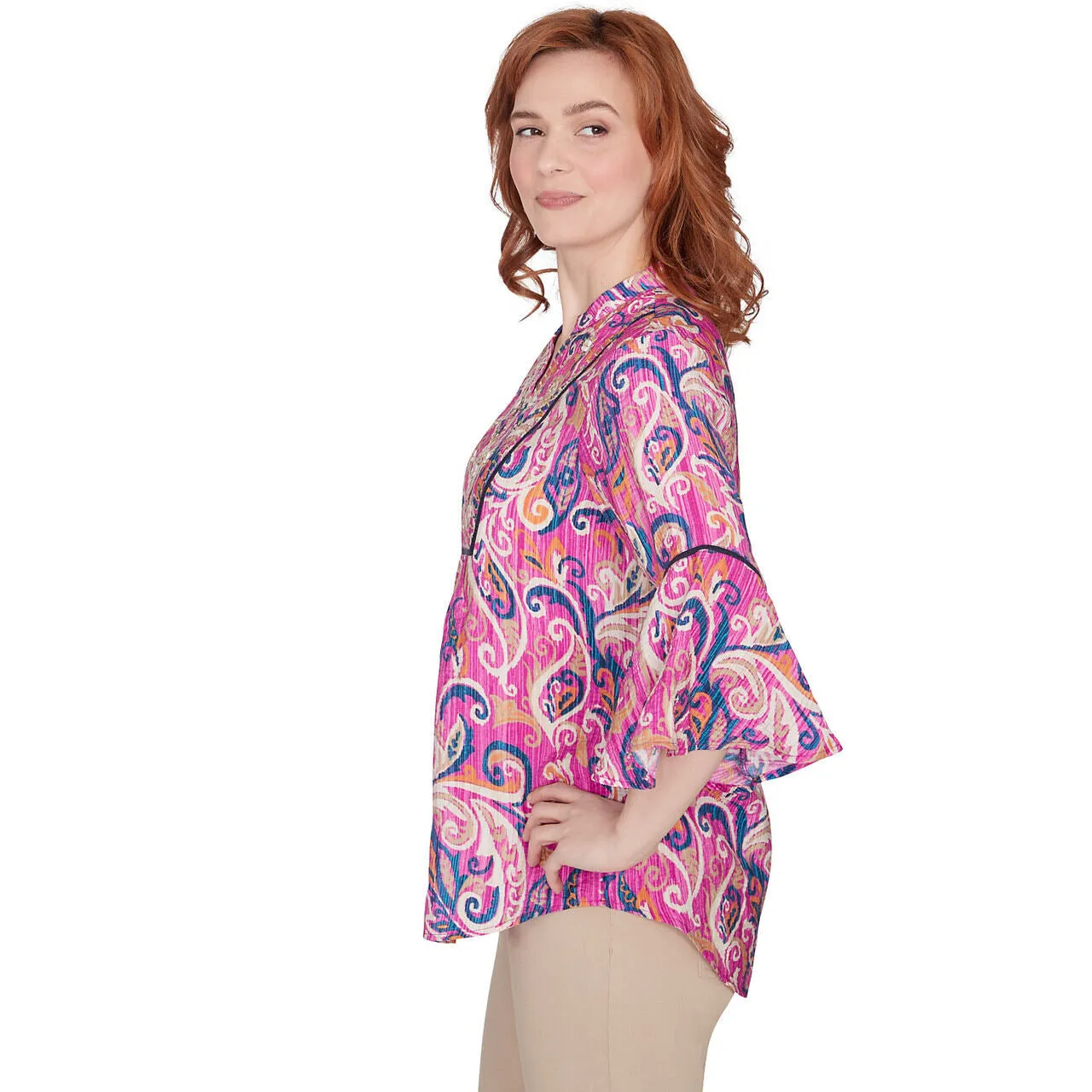 Women's Tapestry Paisley Voile Top - 51440