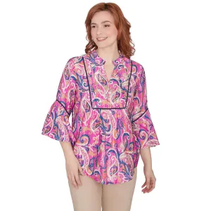 Women's Tapestry Paisley Voile Top - 51440