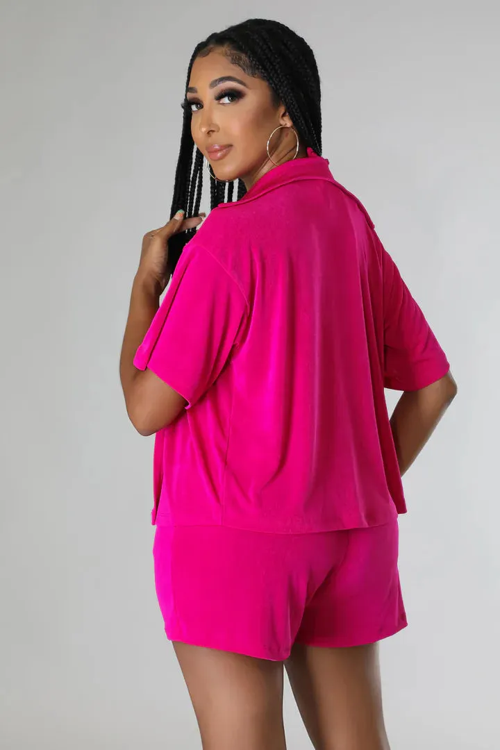 Women's Triangle Top High Waisted Summer Three Piece Short Set
