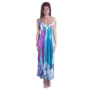 Wrap Paisley Maxi Dress