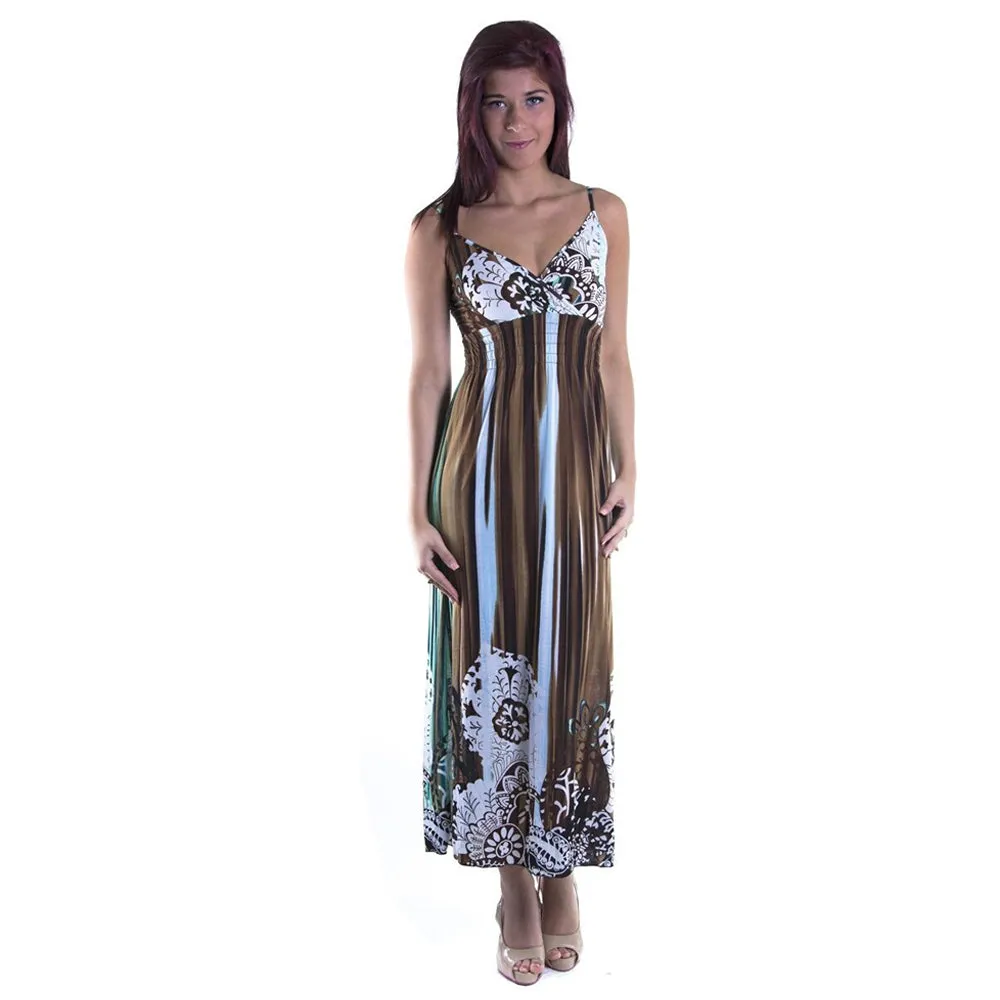 Wrap Paisley Maxi Dress