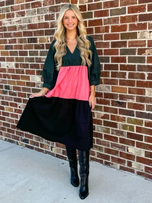 Wylie Dress (Cosmos Colorblock)