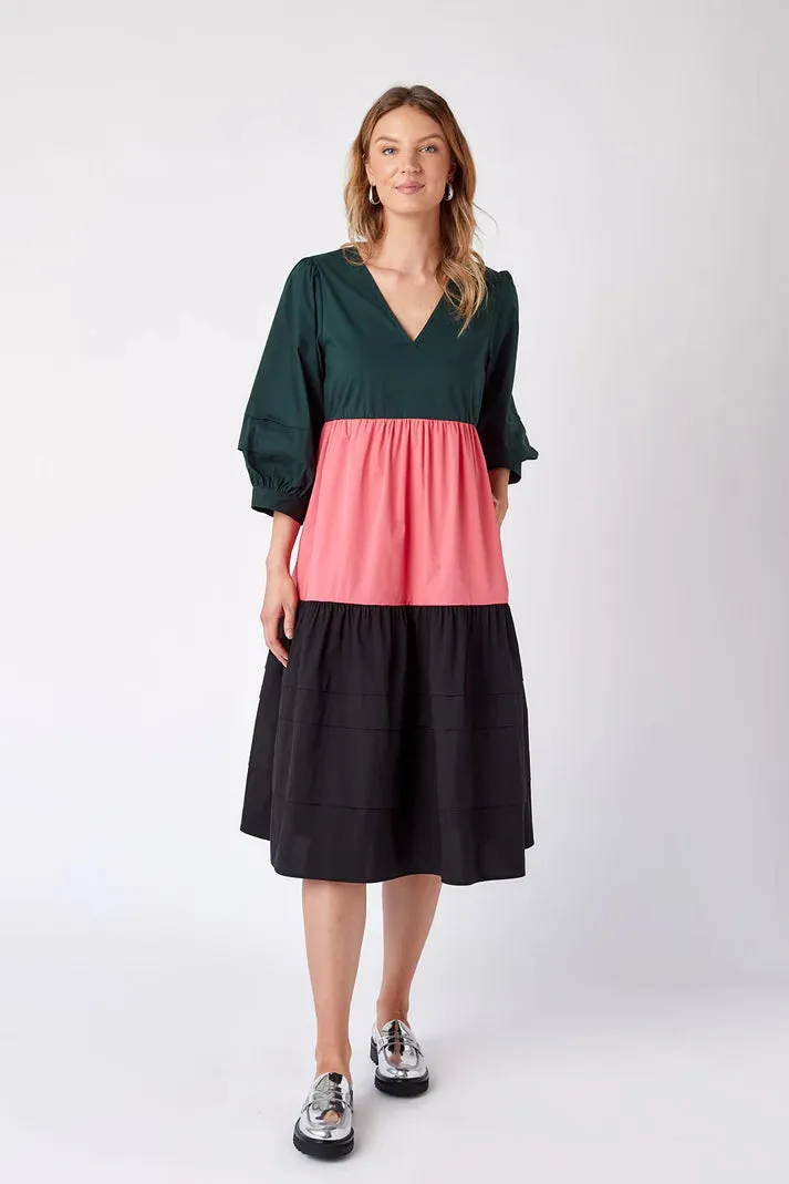 Wylie Dress (Cosmos Colorblock)