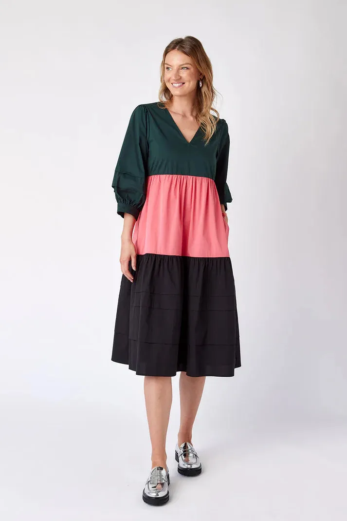 Wylie Dress (Cosmos Colorblock)
