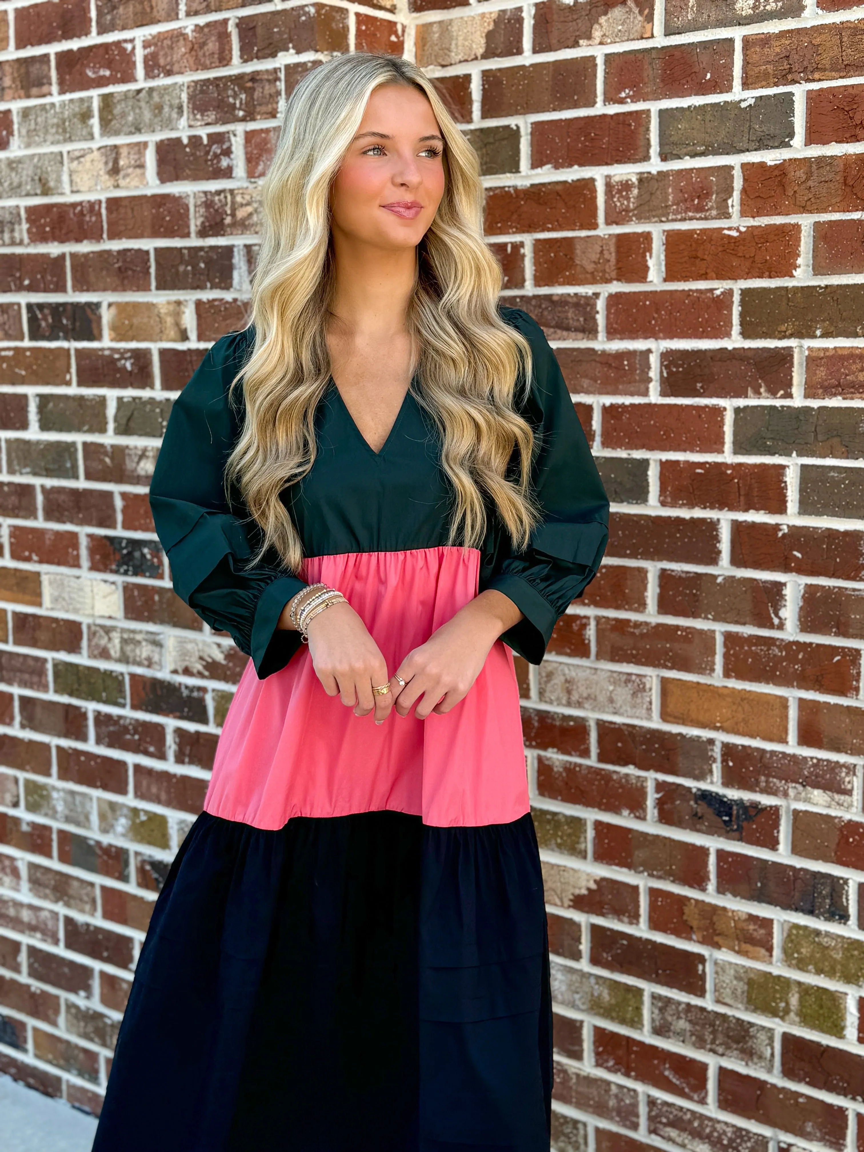 Wylie Dress (Cosmos Colorblock)