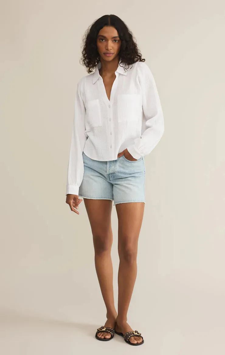 Z Supply Campo Button Up Gauze Top