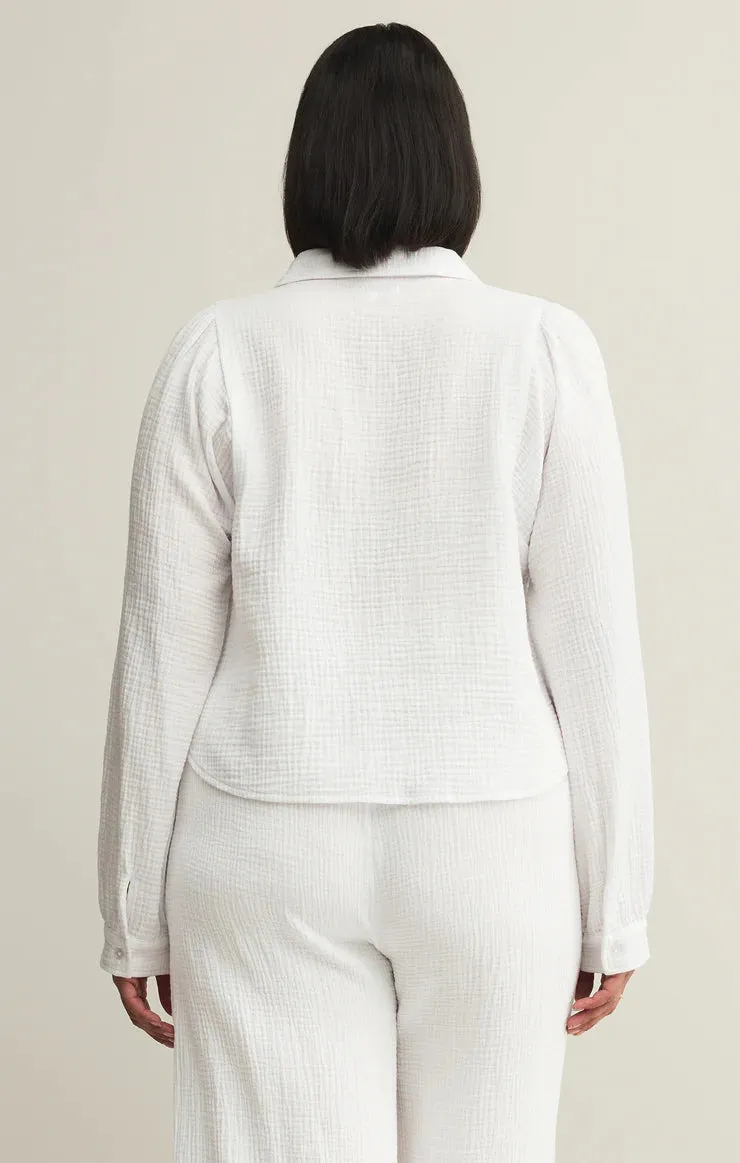 Z Supply Campo Button Up Gauze Top