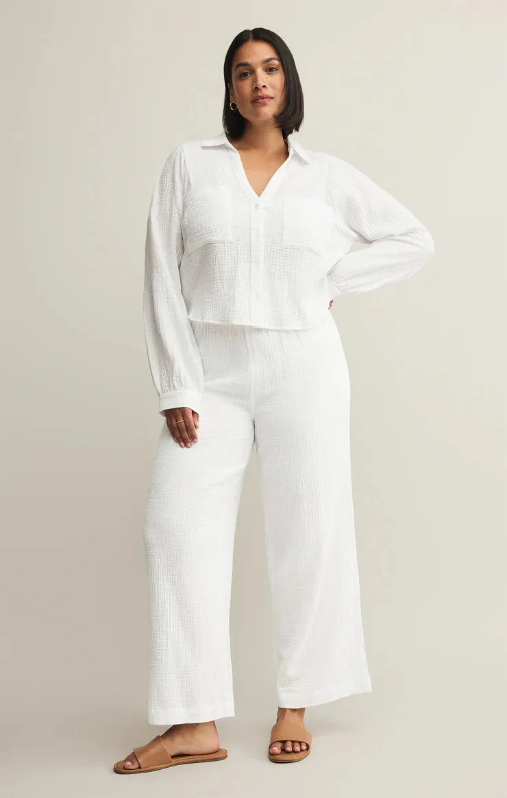 Z Supply Campo Button Up Gauze Top