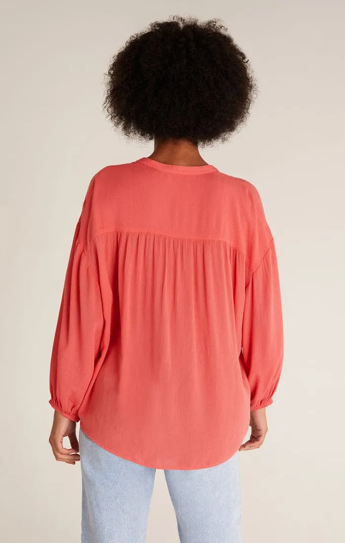 Z Supply Clarisa Crinkle Top