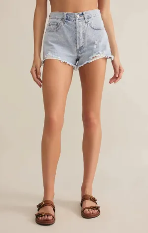 Z Supply Classic Hi Rise Denim Short