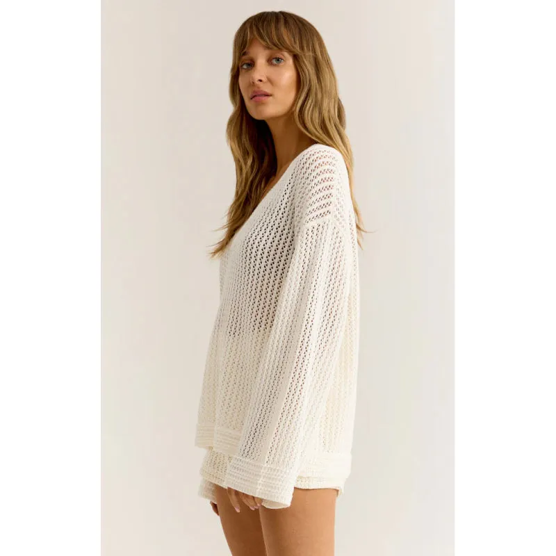 Z Supply Kiami Crochet Sweater