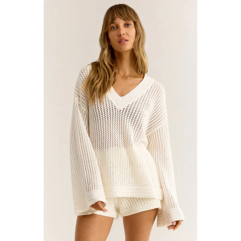 Z Supply Kiami Crochet Sweater