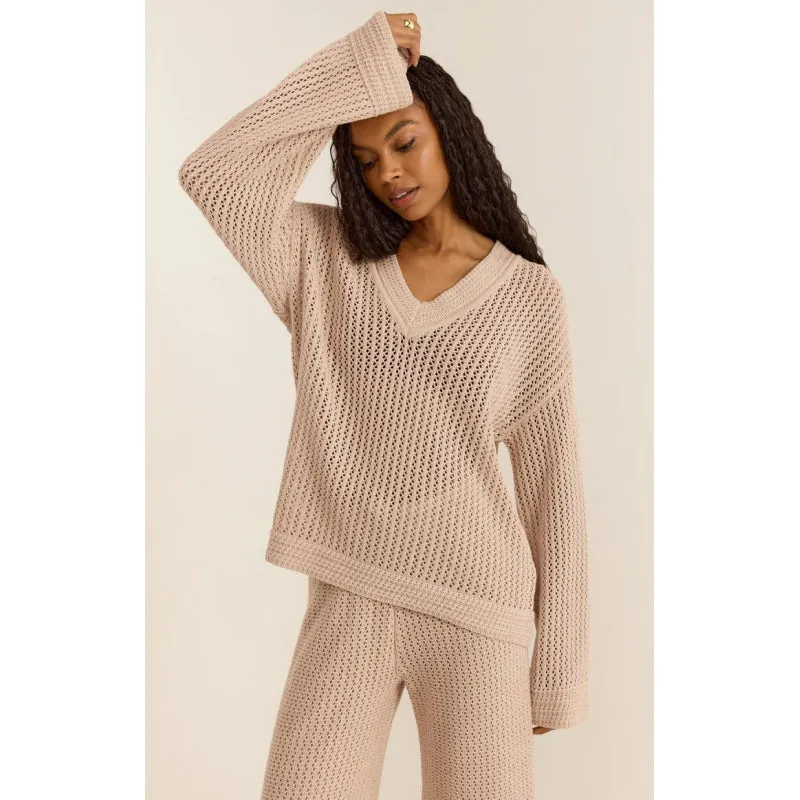 Z Supply Kiami Crochet Sweater