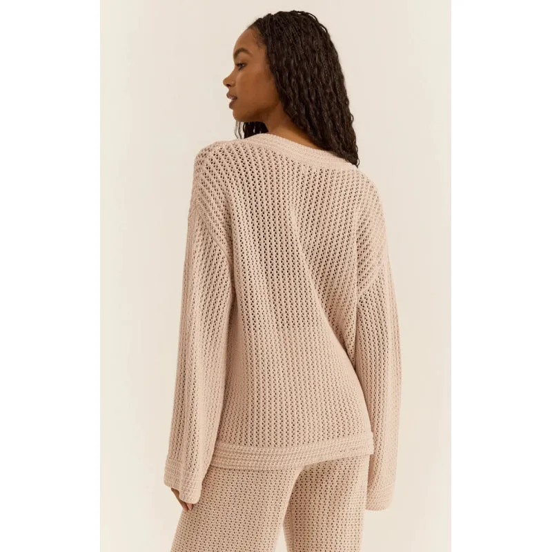 Z Supply Kiami Crochet Sweater