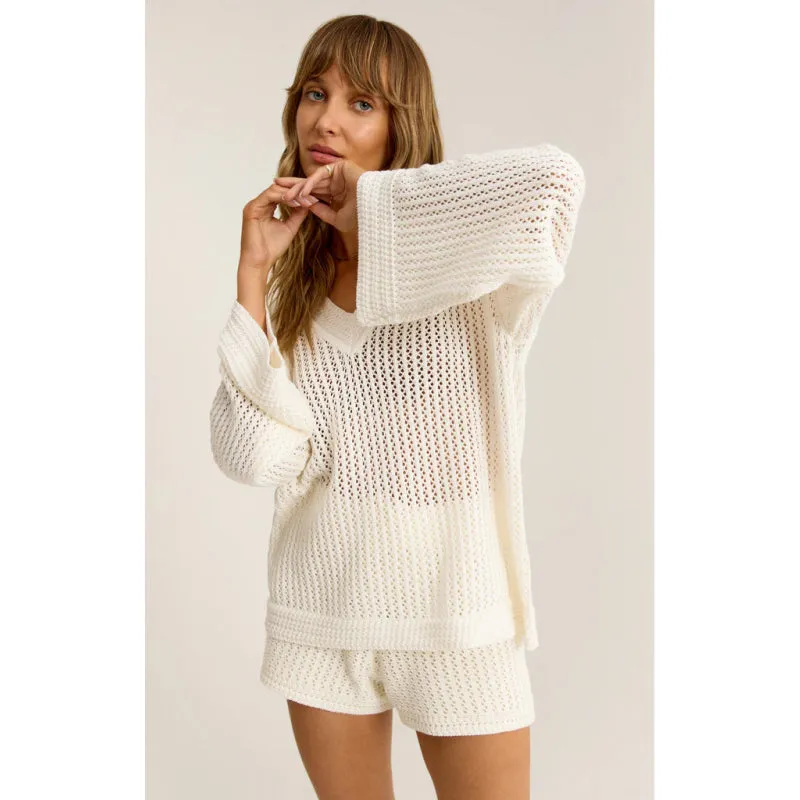 Z Supply Kiami Crochet Sweater
