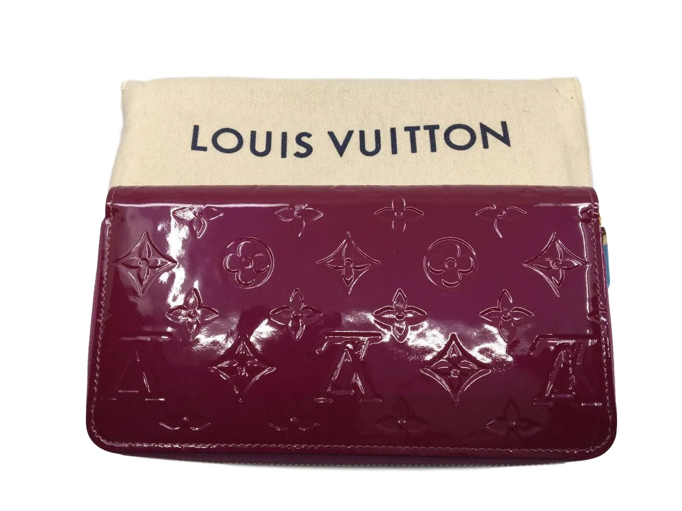 Zippy Wallet Monogram Vernis Violette